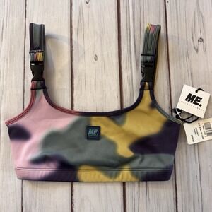 Melody Ehsani Multicolor Camo Sports‎ Bra/Top Size Small Women's Workout
